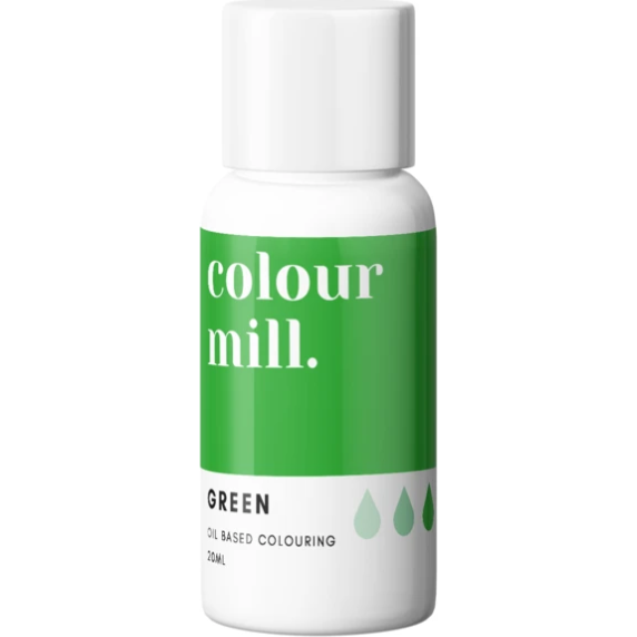 Olejová barva 20ml vysoce koncentrovaná zelená - colour mill