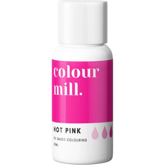 Olejová barva 20ml vysoce koncentrovaná tmavě růžová - colour mill