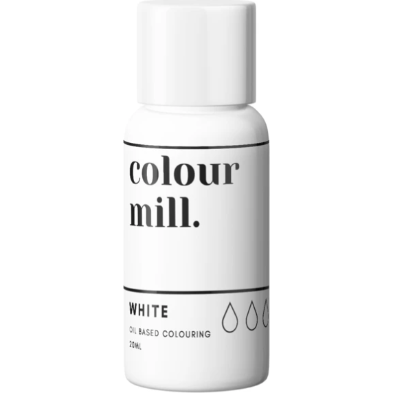 Olejová barva 20ml vysoce koncentrovaná bílá - colour mill