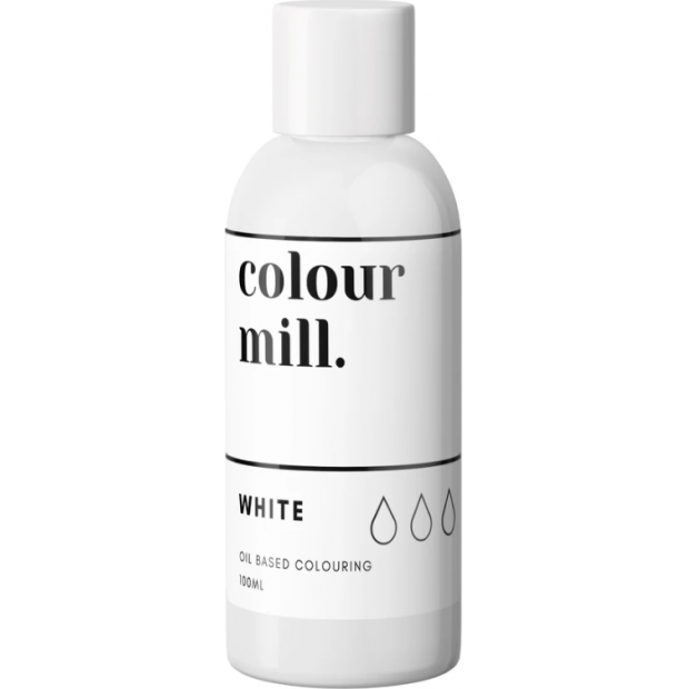Olejová barva 100ml vysoce koncentrovaná bílá - colour mill