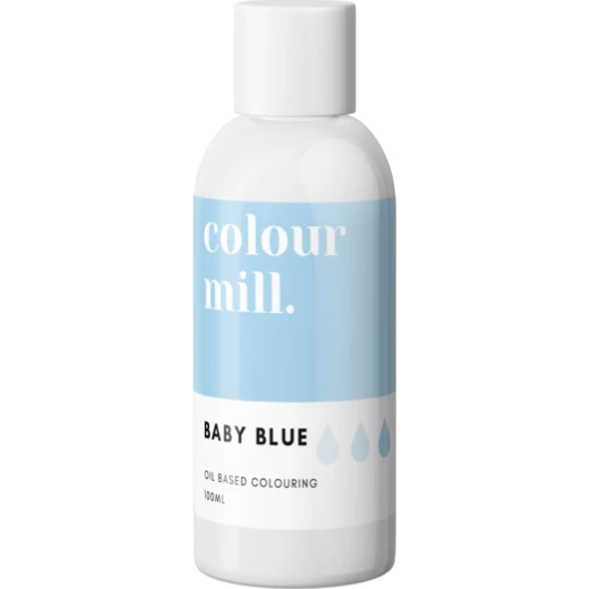 Olejová barva 100ml vysoce koncentrovaná světle modrá - colour mill