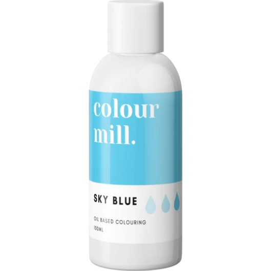 Olejová barva 100ml vysoce koncentrovaná modrá obloha - Sky blue - colour mill