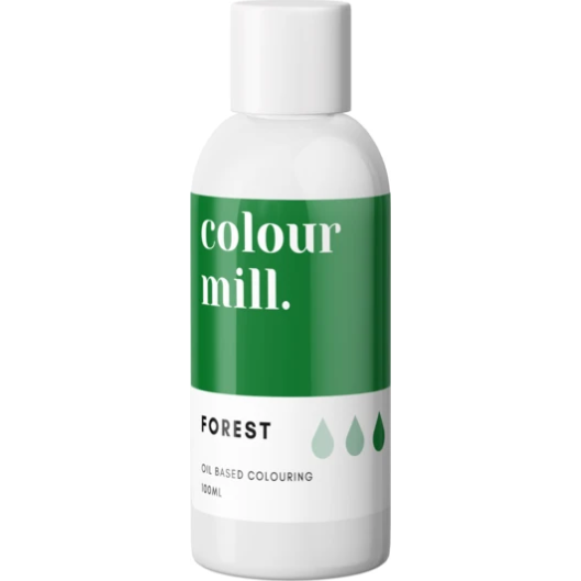 Olejová barva 100ml vysoce koncentrovaná zelená - les - colour mill