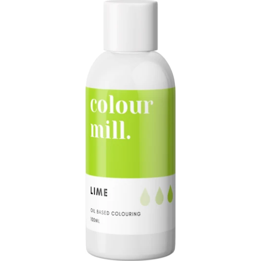 Olejová barva 100ml vysoce koncentrovaná limetková - colour mill