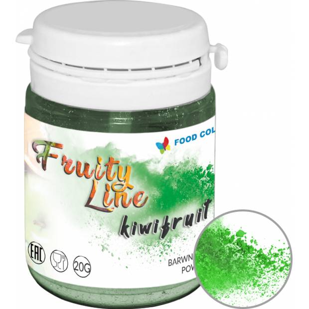 Přírodní prášková barva Food Colours FruityLine (20 g) Kiwifruit WS-PN-046 dortis