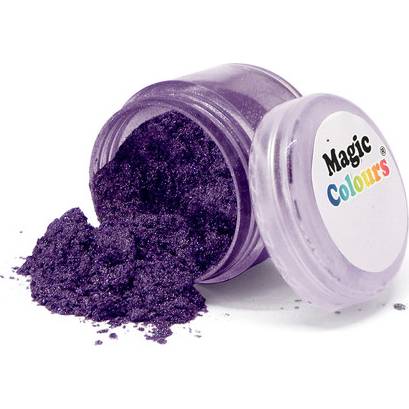 Jedlá prachová perleťová barva 8ml Purple Sheen - Magic Colours