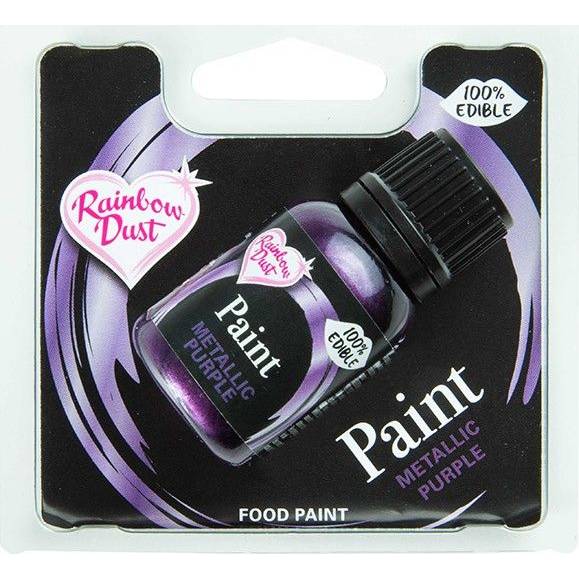 Tekutá metalická barva Purple fialová 25ml - Rainbow Dust