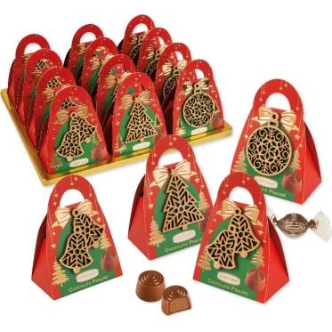 Čokoládové pralinky ve vánočním balení 45g - Gunthart