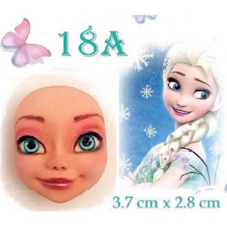Silikonová forma obličej Elsa Frozen - Galias Moulds