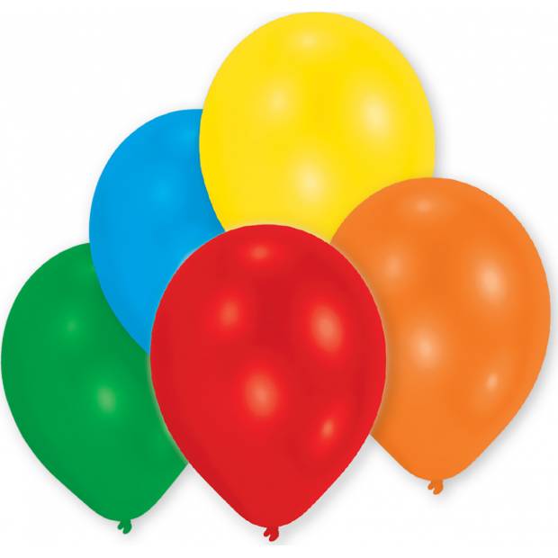 Latexové balónky barevné 50ks 27,5cm - Amscan