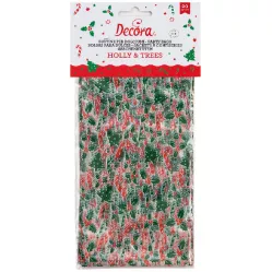 Pytlík na sladkosti 24x12,5x3cm vánoční 20ks - Decora