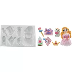 Silikonová formička princezna - Silikomart