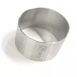 Nerezová forma Patisse pr. 7,5cm, výška 5 cm - DR ranty