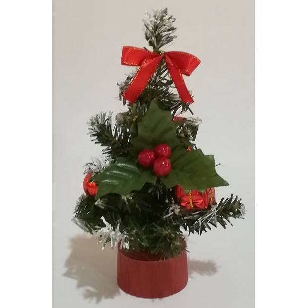 Stromeček ozdobený, umělá vánoční dekorace, barva červená YS20-012 Art