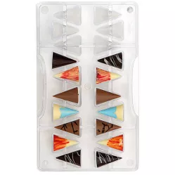 Polykarbonátová forma na čokoládu kužel malý - Decora