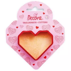 Vykrajovátko geometrické srdce 1ks - Decora
