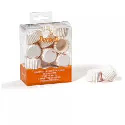 Košíčky na pralinky bílé 200ks 2,7x1,7cm - Decora