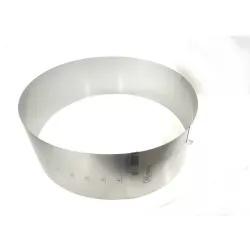 Nastavitelná forma kruhová 31-41cm (výška 14cm) - DR ranty
