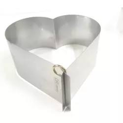 Forma srdce 20 cm, bez dna, (výška 8cm) - DR ranty
