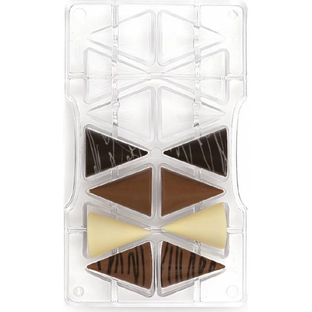 Polykarbonátová forma na čokoládu kužel střední - Decora