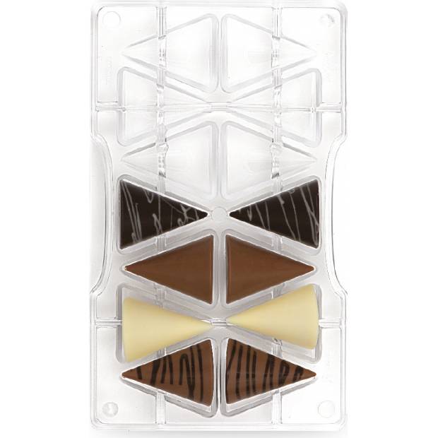 Polykarbonátová forma na čokoládu kužel střední - Decora