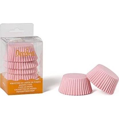 Košíčky na muffiny růžové 75ks 5x3,2cm - Decora