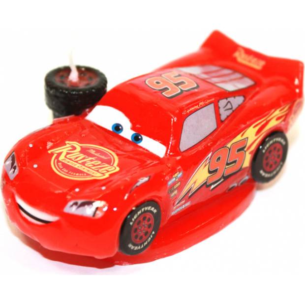 Svíčky na dort autíčko Cars 8,5cm - Dekora