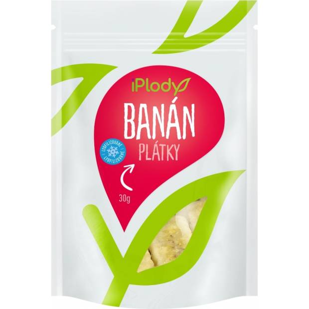 iPlody Banán lyofilizovaný plátky (30 g) 6790 dortis