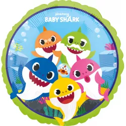 Standardní fóliový balón Baby Shark 43 cm - Amscan
