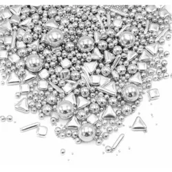 Zdobení stříbrná exploze 190g 2303 - Happy Sprinkles