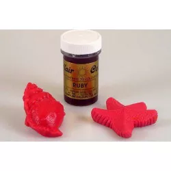 Gelová barva Sugarflair (25 g) Ruby 305 dortis
