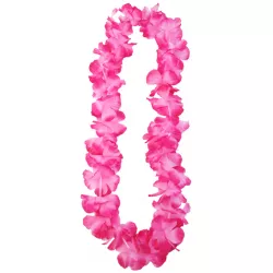 Havajský věnec Aloha růžový 1ks - PartyDeco