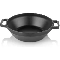 Litinová pánev Wok černá - Silver