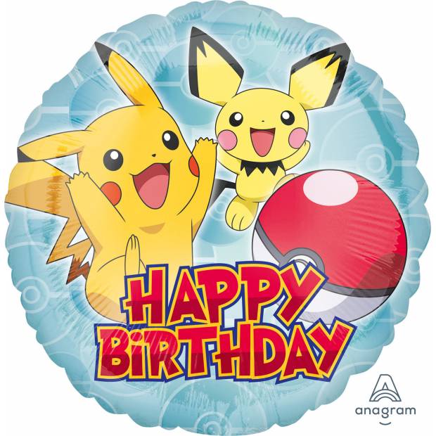 Standardní fóliový balón Pokemon Pikachu - Amscan