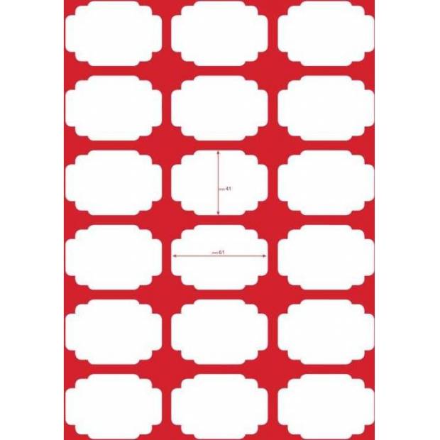 Šablona na sněhové pusinky Sugar Stamp cedulky T4012 dortis