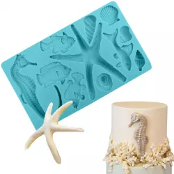 Silikonová forma moře 20x11,5cm - Cakesicq