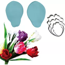 Žilkovač a vykrajovátko na tulipán - Cakesicq