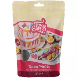 Snadno rozpustná poleva v peckách 250g černá - FunCakes