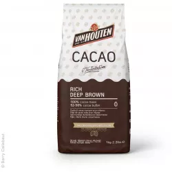 Intezivní hnědý 100% kakaový prášek - Van Houten 1kg - FunCakes