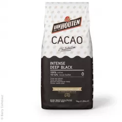 Intezivní černý 100% kakaový prášek - Van Houten 1kg - FunCakes