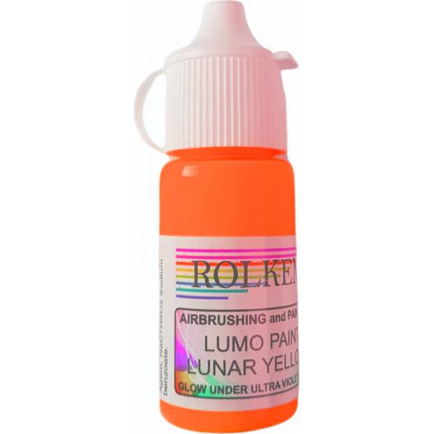 Neonová fluorescenční gelová barva 15ml ARC chrome - Rolkem