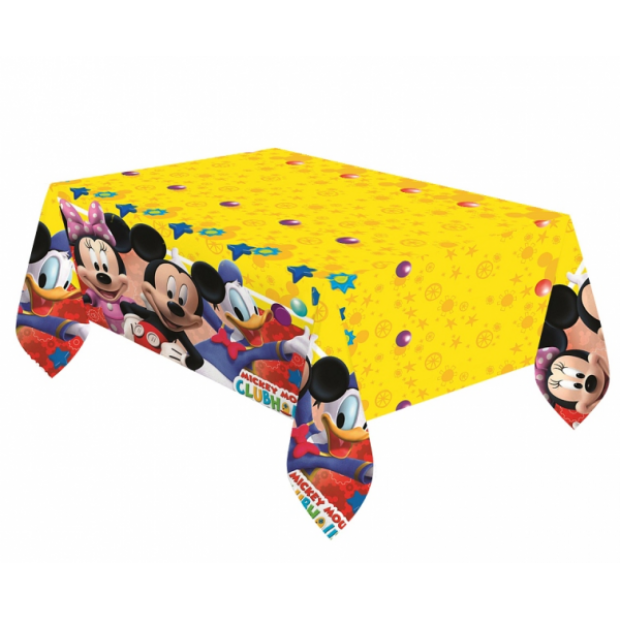 Plastový party ubrus Mickey Playful 180 x 120 cm - Godan