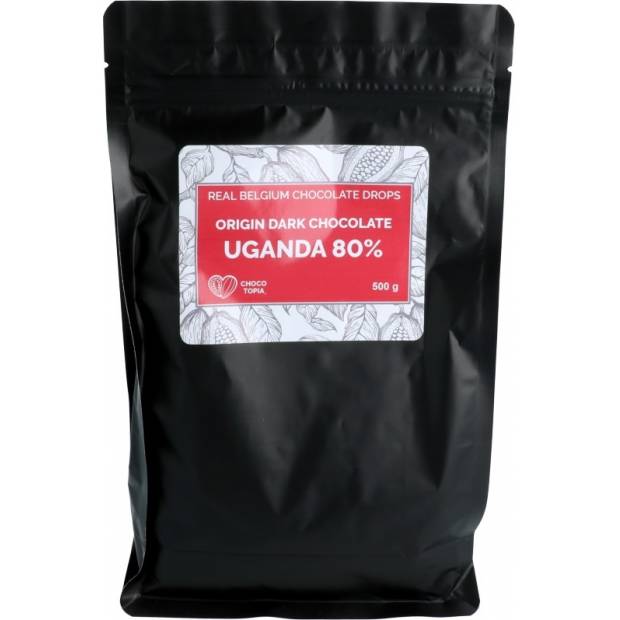 Origin pravá hořká čokoláda Uganda 80% (0,5 kg) 257514 dortis
