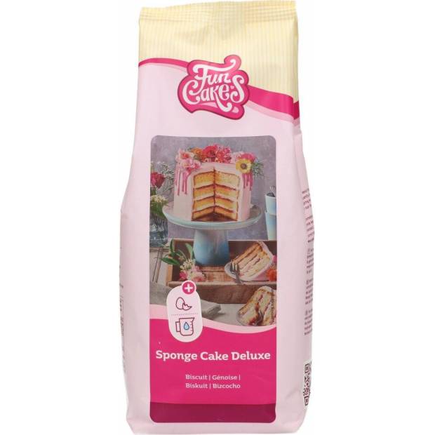 Směs na piškotový dort Deluxe 1kg - FunCakes