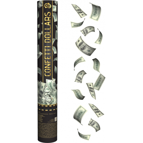Konfety vystřelovací peníze - dolar 40cm - Godan
