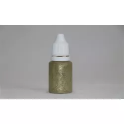 Gel na povrchy s glitry 15ml zlatá - Rolkem
