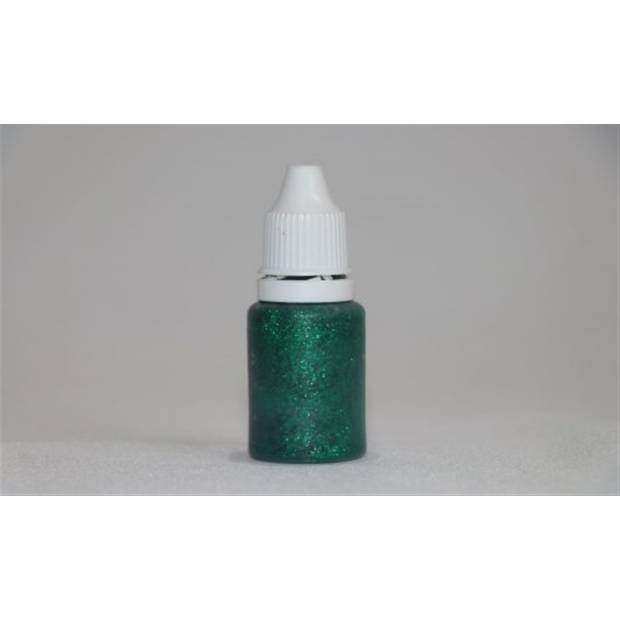 Gel na povrchy s glitry Luster Paint 15ml Emerald - Rolkem