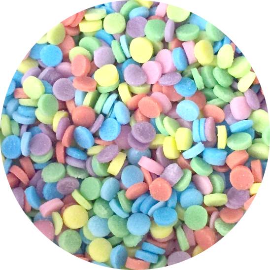 Cukrové konfety duhové 70g - Scrumptious
