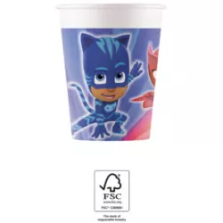 Papírové kelímky 200ml PJ Masks - Procos