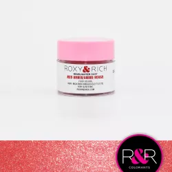 Prachová metalická barva  2,5g Highlighter red amber - Roxy and Rich
